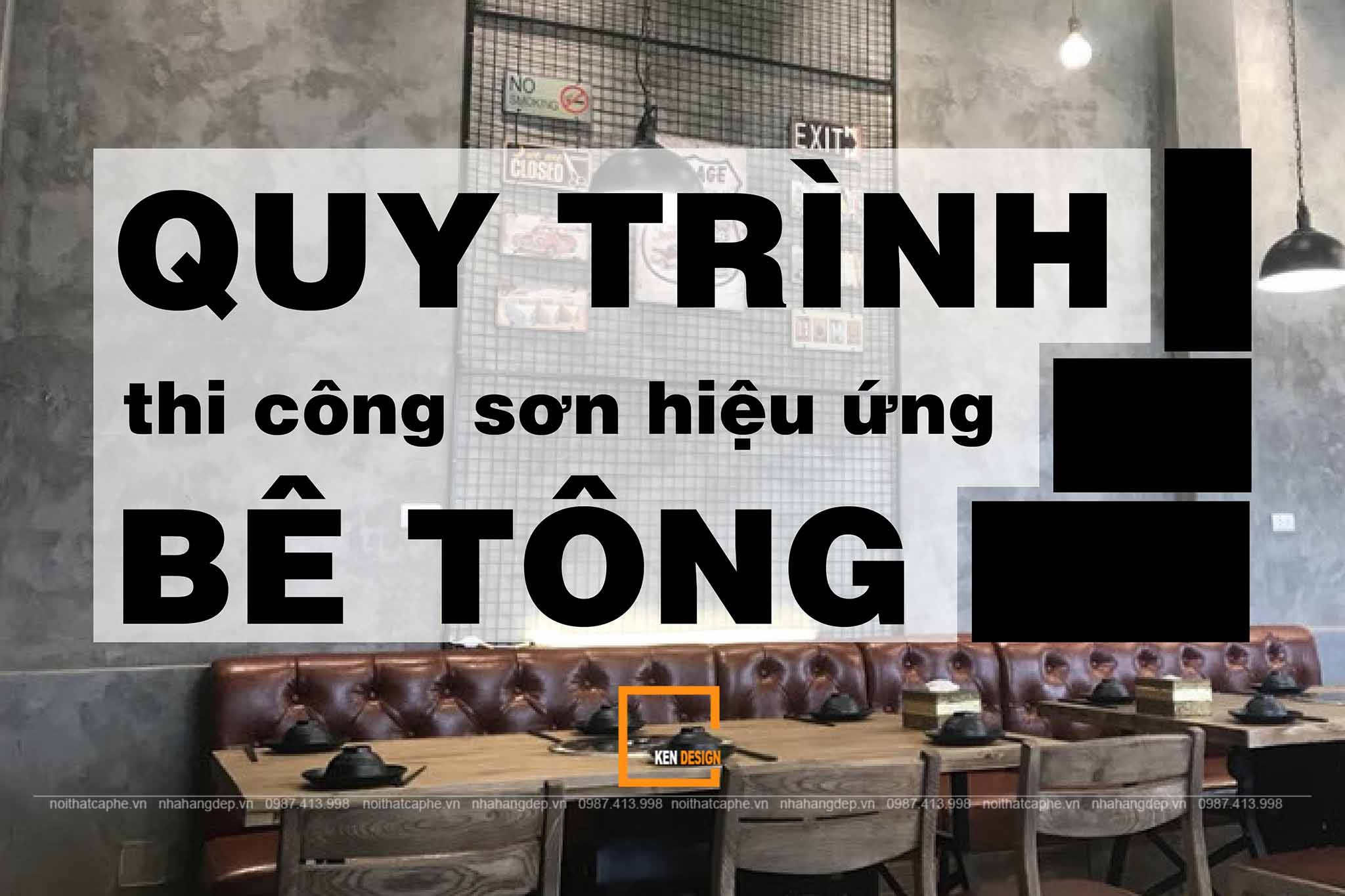 thi công sơn hiệu ứng bê tông